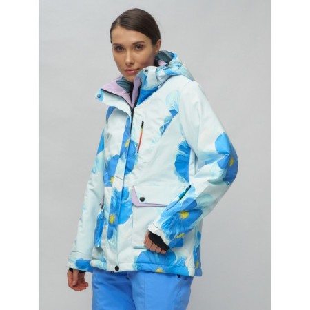 Ski suit female, size 42, blue color-30