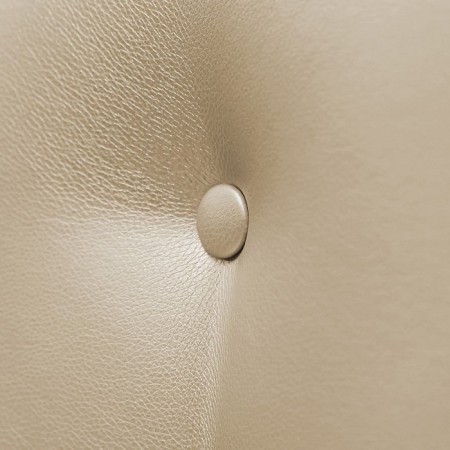 Rondel chair, 500 × 550 × 915 mm, eco -leather, vanilla souffle color-3