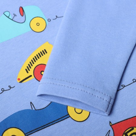 Turtleneck for boys, blue color, height 104 cm-2