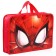 Plastic folder with A4 handles, on a zipper, 80x330x240 mm, spider-man