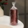 Candle-cylinder smooth, 5x10 cm, wine, metallic, 6 hours