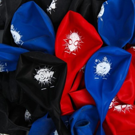 Airy ball "Pow", 12 inch, latex, 25 pieces, spider-person-3