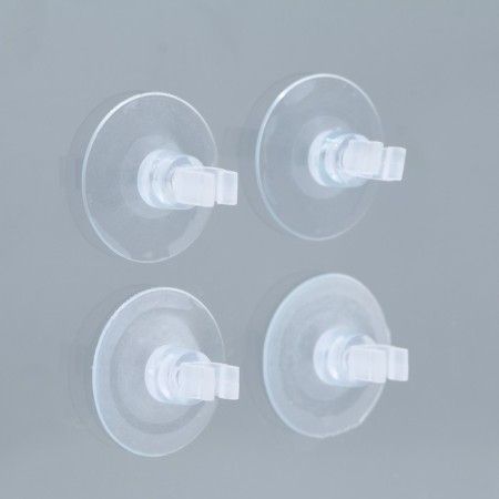 Set of suction cup with a holder, silicone, F4 mm, 4 pcs