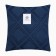 Decorative pillowcase "Ethel" rhombus 42x42 cm, blue