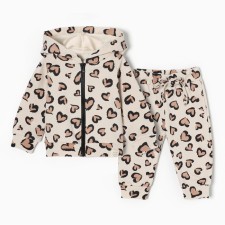 Costume: sweatshirt and trousers LEO Love, height 92-98 cm