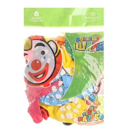 Shar Latex 12 “Chamomile”, pastel, 5-sided, set 25 pcs., Mix-1