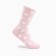 Women's socks "peas", light pink color, size 23-25