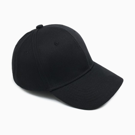 Women's cap with embroidery, black, p. 56-58-3