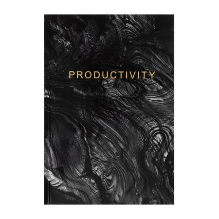 Note book A5, 100 sheets in the "Productivity" cage, hard cover, glossy lamination