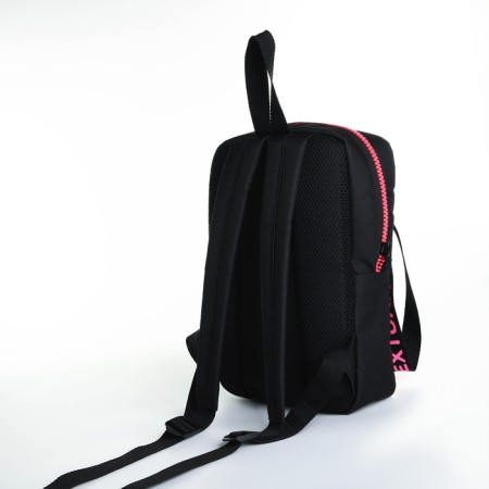 Textura's backpack, external pocket, black/pink color-2