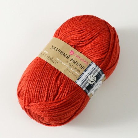 Yarn "Successful choice" 100% Acryl. Executive, 200m/100g (30-sv. Terracot)-1
