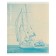 Notebook of 80 sheets in the ruler, "regatta", cover coated cardboard, block 60 g/m2, mix