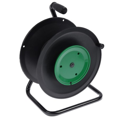 Coil without sockets, for winding an extension cord for the IP20, 16 A, UHL2, Green Law