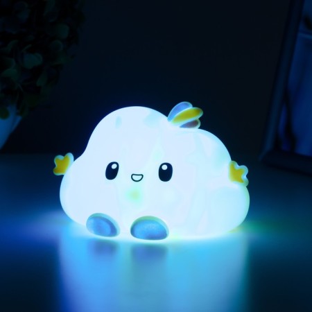 Night "Cloud" LED from AG13 batteries yellow 12x10x8 cm-5
