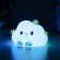 Night "Cloud" LED from AG13 batteries yellow 12x10x8 cm