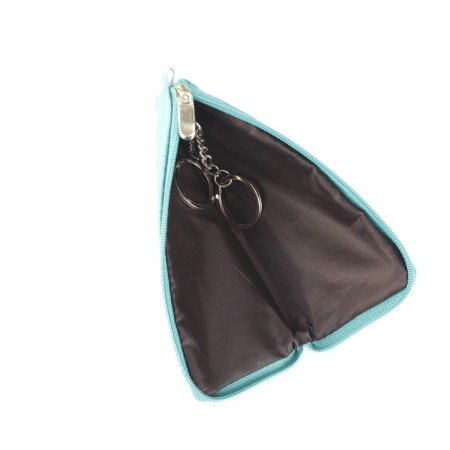 Key of lightning, length 14 cm, turquoise color-1