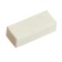 Eraser rectangular white synthetics 31 x 13 x 9 mm (barcode on a piece)