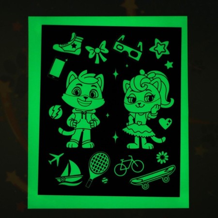 Set for drawing with light "Miau team"-4