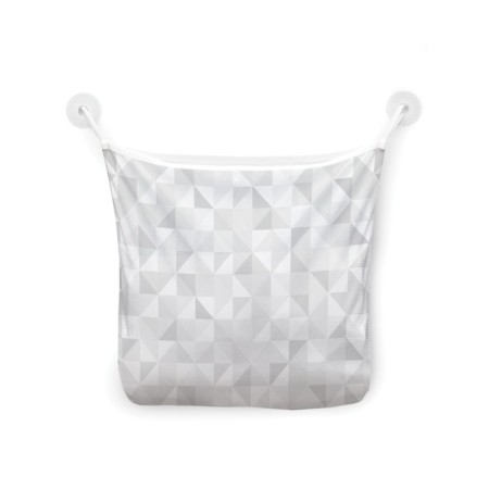 Organizer in a bath on suction cups “Marble Patter”, for storing toys and trifles, size 33x39 cm-2