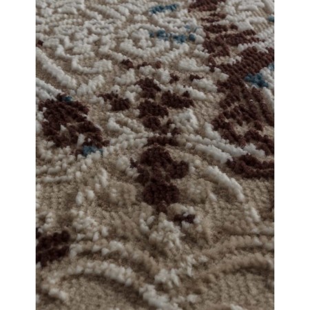 Oval carpet Karmen Hali Quantum, size 78x150 cm, color Brown/Brown-2
