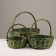 Set of baskets, 39x15/37 cm, 31x13/31 cm, 25x11/27 cm, willow