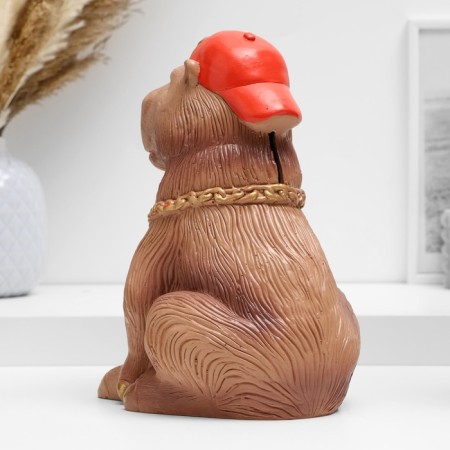 Pigger "Capybara in the cap" brown, 22cm-2