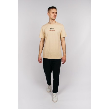 Male T -shirt, size 56, sandy color