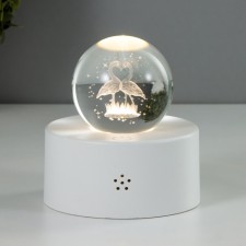 Night Flamingo LED USB 10x9x9 cm Risalux