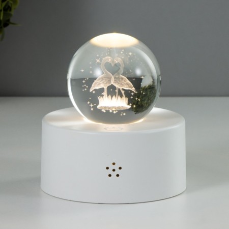 Night Flamingo LED USB 10x9x9 cm Risalux