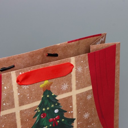 Craft vertical “Cosiness in the house”, M 26 x 30 x 9 cm, New Year-3
