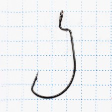 The hook KOI Wide Range Worm, size 6 Int, BN color, offset 10 pcs.