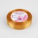 Satin ribbon, 20 mm × 23 ± 1 m, ocher color No. 114