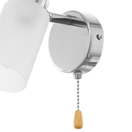 Bra with switch 59384/1 E14 40W chrome 15x8x13 cm-5