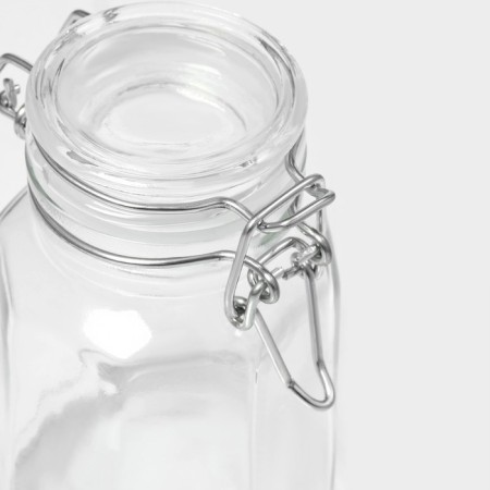 Glass jar for spices with a mound of the shade “Glass”, 100 ml, 6 × 7 × 8 cm, 6 faces-6
