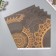 Scrapbooking paper "Mandala on the black" density 180 grams set 5 pcs 30.5x32 cm