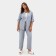 Women's pants Mist plus-size, size 58, blue color