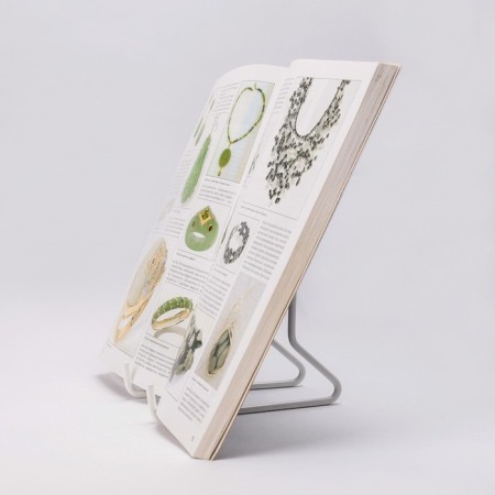 Book stand, 8.5 × 13.5 × 15.6 cm, white color-4