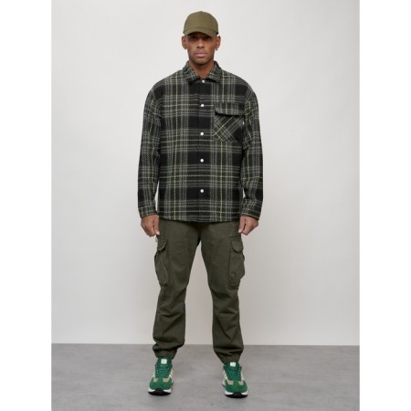 Male windbreaker, size 54, green color