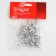 Rolls of the tundra krep, exhaust, aluminum-old, 4x10 mm, white, 50 pcs