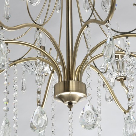 Causte "candle", size 75x86x75 cm, 480W 8xe14 IP 20-12