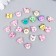 Beads for PVC Creativity "Muzzle Beasts" mix set 20 pcs 1x1x1 cm