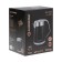 Electric kettle eurostek eek-2026, plastic, fire, 1.8 l, 1500 watts, black