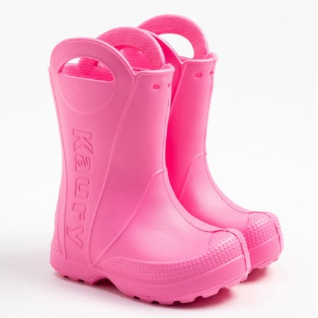 Rubber boots baby, light pink color, size 22-23