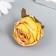 Budon on the leg for decoration "Pionovid rose yellow" 4x5 cm