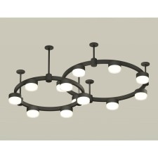 Ambrella Light Acrylic lamp, XR92221006, GX53 LED 12 W, black sand, white matte, transparent