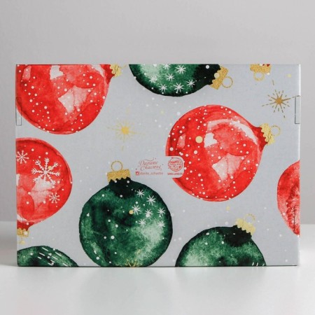 Cozy New Year folding box, 30.7 x 22 x 9.5 cm, New Year-2