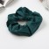 Hair elastic band "Orbit" color, 13 cm, green