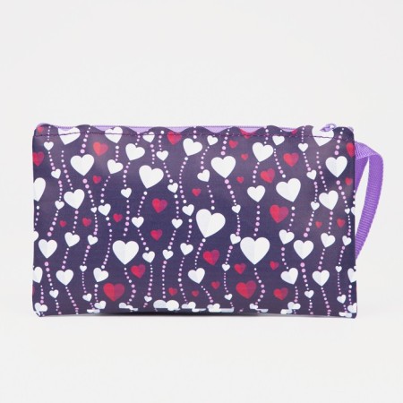 Lightning cosmetic bag, purple color-1