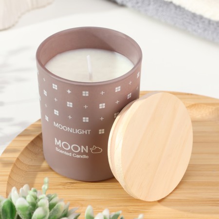 Aromatic candle in a glass "Moon", random meeting, small-1