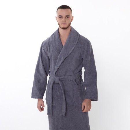Male robe "Bann", color graphite, size 56-1